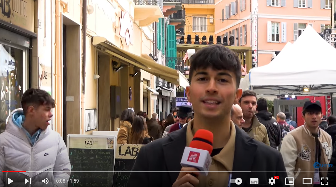 Fabrizio Rospo a Sanremo